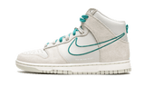 Nike Dunk High First Use Light Bone Green Noise