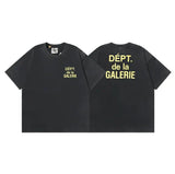 Graphic Streetwear T-Shirt – Gallery "Dept De La Galerie" Tee front view