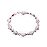 Radiant Pear-Cut Bracelet