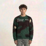 Camo Knit Number Sweater