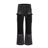 Baggy Streetwear Jeans – Baggy Denim Jeans – Nerano - Flared Jeans front view
