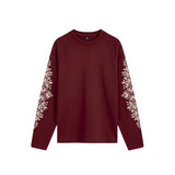 Streetwear Long Sleeve Top – BLOOM MOTIF — LONGSLEEVE – front view