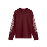 Streetwear Long Sleeve Top – BLOOM MOTIF — LONGSLEEVE – front view