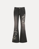 Baggy Streetwear Jeans – Baggy Denim Jeans – Dusk Flare Jeans front view