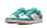 Nike Dunk Low Snakeskin Washed Teal Bleached Coral
