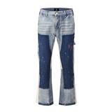 Baggy Streetwear Jeans – LUCA - FLARED DENIM front view