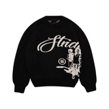 Oversized Knit Sweater – Oversized Knit Sweater – Shadow Knit - Sweater front view