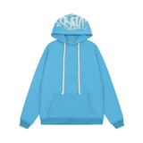 Oversized Streetwear Hoodie – Syna Blue - Hoodie front view