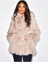 Streetwear Jacket – Seraph ™ | Faux Fur Coat front view