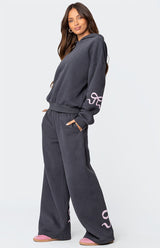 Streetwear Outfit Set – Amelia™ - Cozy Bow Tracksuit