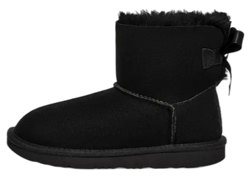 UGG Mini Bailey Bow II Boot Black (Kids)