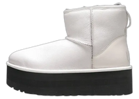 UGG Classic Mini Platform Matte Boot Ultra Matte White
