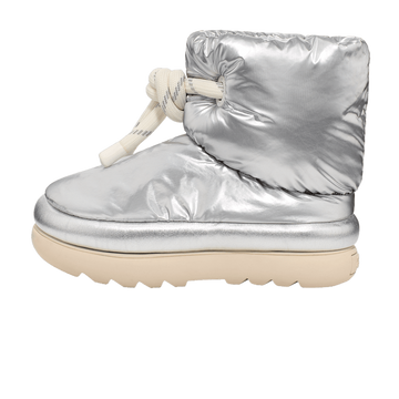 UGG Classic Maxi Stivaletto Corto Argento Metallizzato