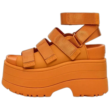 UGG GoldenRise Platform Sandals Dark Apricot