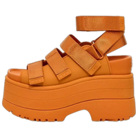 UGG GoldenRise Platform Sandals Dark Apricot