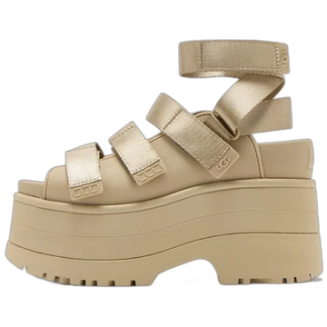 UGG GoldenRise Platform Sandals Mustard Seed