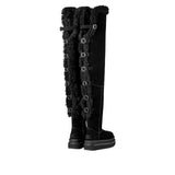 Stivale UGG sopra il ginocchio sacai nero