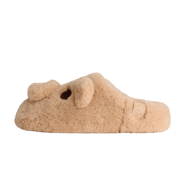 Pantofola slip-on UGG Elea Pooch color sabbia