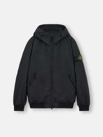 Giacca con cappuccio e patch logo