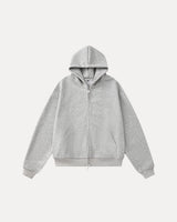 Oversized Streetwear Hoodie – Mono Zip Hoodie front view