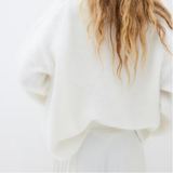 Oversized Sweater Mohair Blend