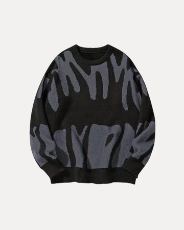 Pattern Knit Sweater