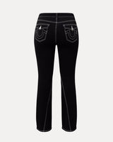 Baggy Streetwear Jeans – Baggy Denim Jeans – Blackline Bootcut Jeans front view