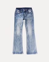 Baggy Streetwear Jeans – Baggy Denim Jeans – Vintage Bootcut Denim Jeans front view