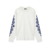 Streetwear Essential – Streetwear Long Sleeve Top – BLOOM MOTIF — LONGSLEEVE front view