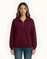 Halfmoon Zip Sweatshirt