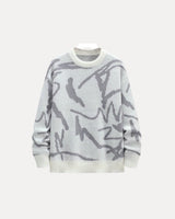 Oversized Knit Sweater – Pullover Knit Sweater front view