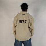 Fear of God Essentials FW20 Coach Jacket 1977 Wheat