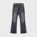 Baggy Streetwear Jeans – Baggy Denim Jeans – CHARCOAL FLARE DENIM front view
