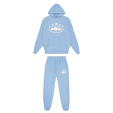 Streetwear Outfit Set – Streetwear Outfit Set – 5 Stars Baby Blue Tracksuit front view