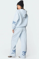 Streetwear Outfit Set – Amelia™ - Cozy Bow Tracksuit