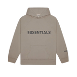 Fear of God Essentials FW20 Hoodie Applique Taupe