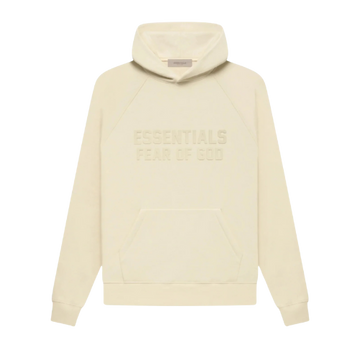 Felpa con cappuccio Fear of God Essentials FW22 color guscio d'uovo