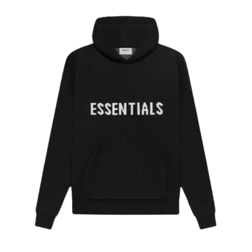 Felpa con cappuccio Fear of God Essentials in maglia (SS21) nera