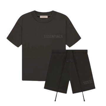 Fear of God Essentials Off Black Summer Set