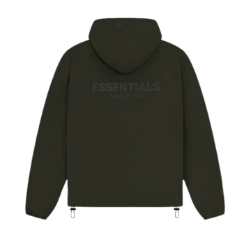 Giacca Full Zip Fear of God Essentials SS23 Off Black