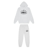 Streetwear Outfit Set – Streetwear Outfit Set – 5 Starz White Tracksuit front view