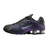 Nike Shox R4 Black Metallic Silver Purple Dynasty