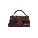Jacquemus Le Bambino Croco Dark Brown