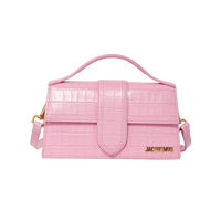 Jacquemus Le Grand Bambino Croco Pink
