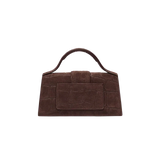 Jacquemus Le Bambino Croco Dark Brown