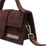 Jacquemus Le Bambino Croco Dark Brown