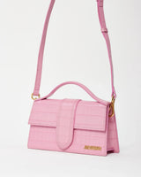 Jacquemus Le Grand Bambino Croco Pink
