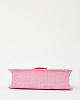 Jacquemus Le Grand Bambino Croco Pink