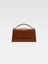 Jacquemus Le Grand Bambino Croco brown