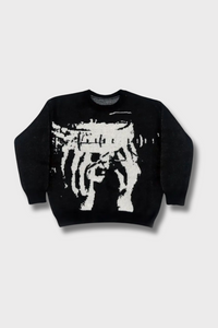 Telepathy Graphic Knitted Sweater